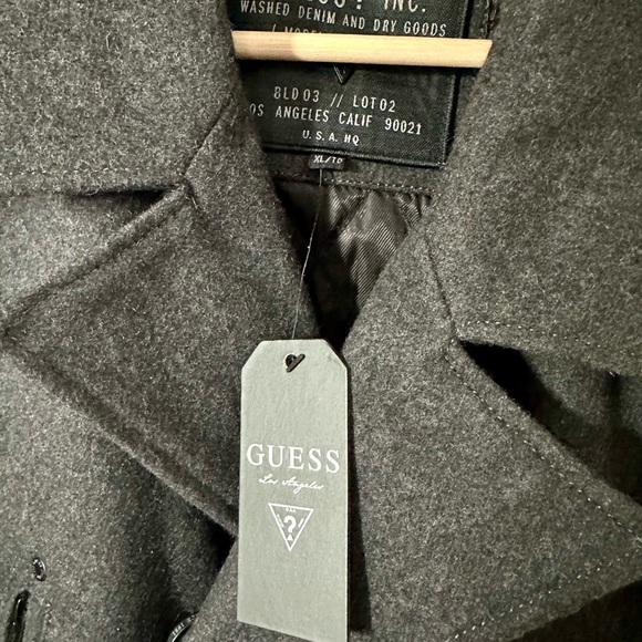 GUESS Men's Charcoal Peacoat - Picture 2 of 3